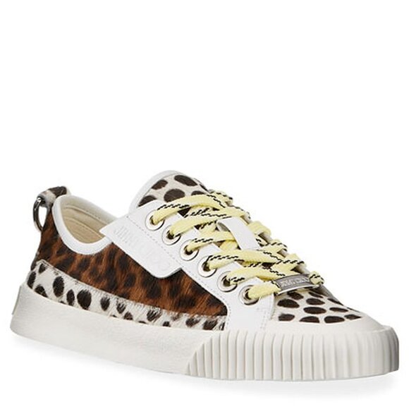 Jimmy Choo Impala Animal Print Low-Top Sneakers  - Picture 4 of 12